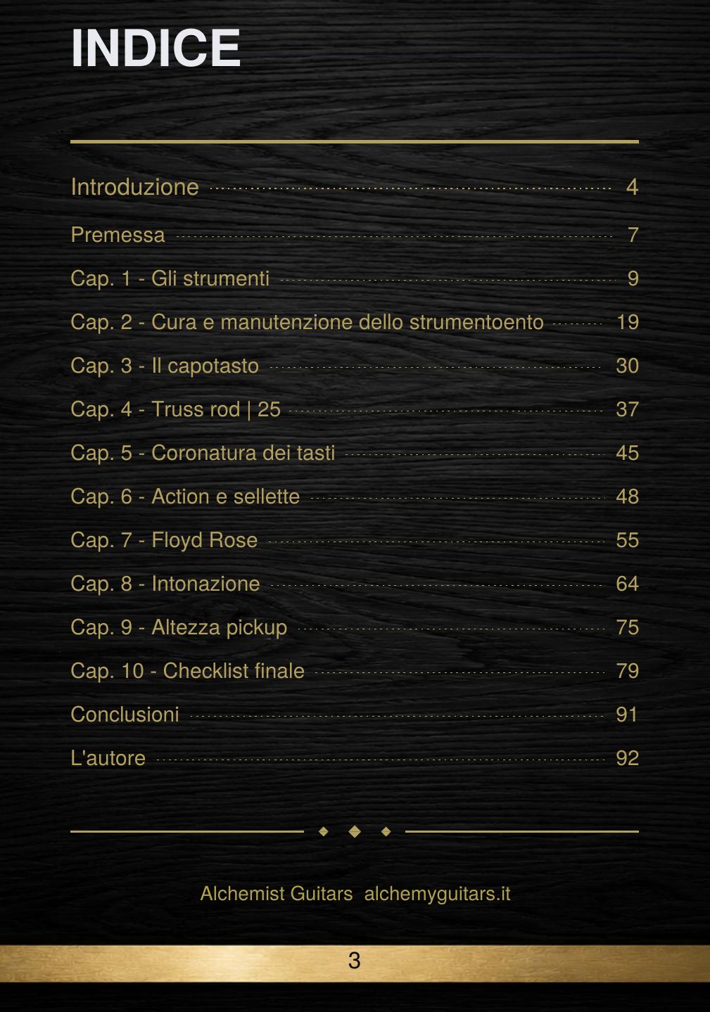 Indice completo - 10 capitoli